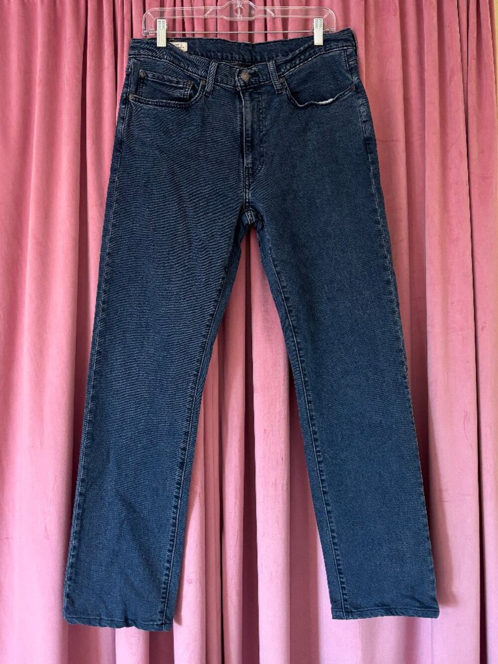 Levi's 514 Dark Wash Denim Straight-Leg Jeans